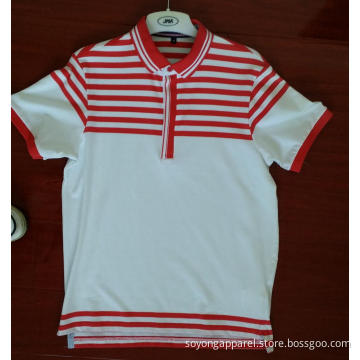 OEM Yarn Dyed Short Sleeve Polo Shirts